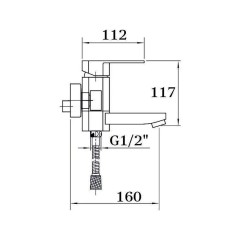 Смеситель для ванны (душевой набор) Ganzer GZ06031-Е BOLDER