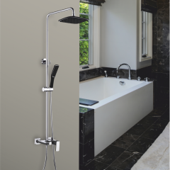 Душевая стойка Ganzer GZ12062-С, черный, хром