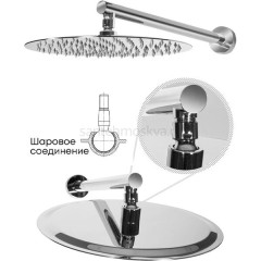 Душевая система Grocenberg GB5001 хром