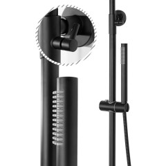 Душевая система Grocenberg GB7011 черный матовый