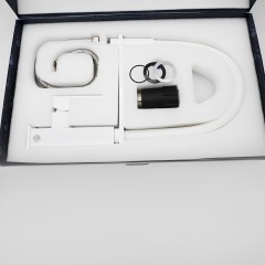 Смеситель для кухни с гибким пружинным изливом Ganzer GZ16037-F, белый