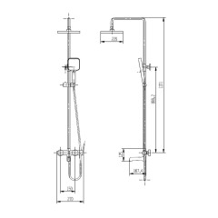 Душевая система VIEIR V103562G