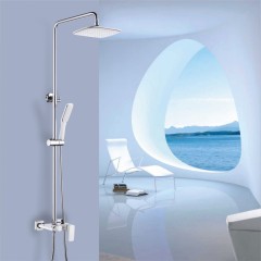 Душевая стойка Ganzer GZ12062-F, белый, хром