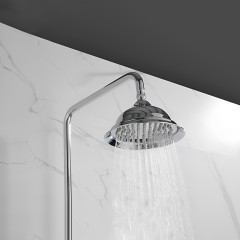 Душевая система Ganzer, рейлинг GZ 15061, хром