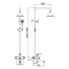 Душевая система VIEIR V283562S