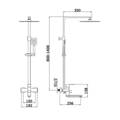 Душевая система VIEIR V363562C