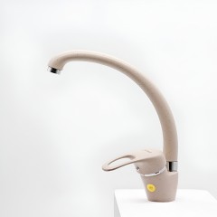 Смеситель для кухни, высокий Ganzer GZ08023-1А, песочный