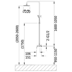 Душевая система VIEIR V023562