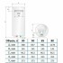 Водонагреватель электрический накопительный Ariston BLU1 ECO ABS PW 30 V SLIM, 3700554