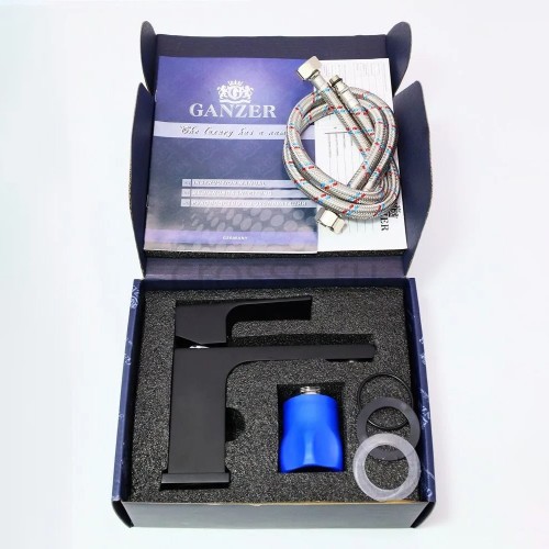 Смеситель для раковины Ganzer GZ28011-C, черный