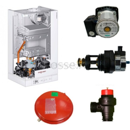 Газовый котел Viessmann Vitopend 100-W A1HB003 34 кВт, 7571697, настенный, одноконтурный