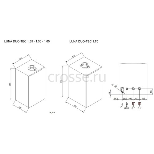 Газовый котел BAXI LUNA Duo-tec MP 1.35 7106815, настенный, одноконтурный