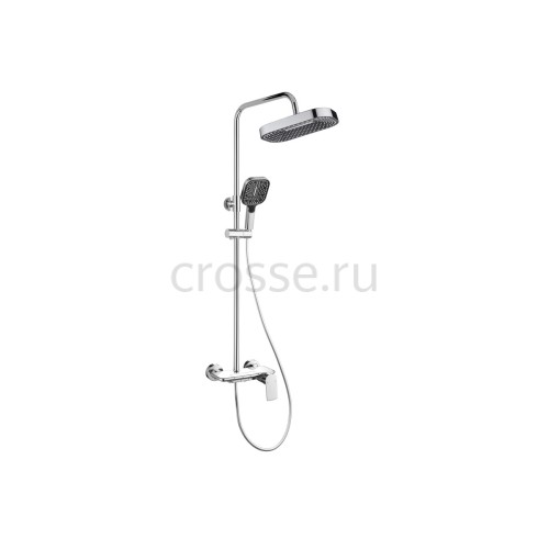 Ares Душевая стойка со смесителем ALS-615-12 Хром