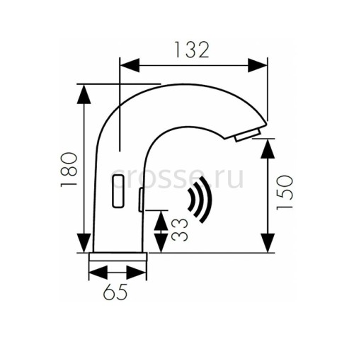 Смеситель KAISER Sensor для раковины 38421