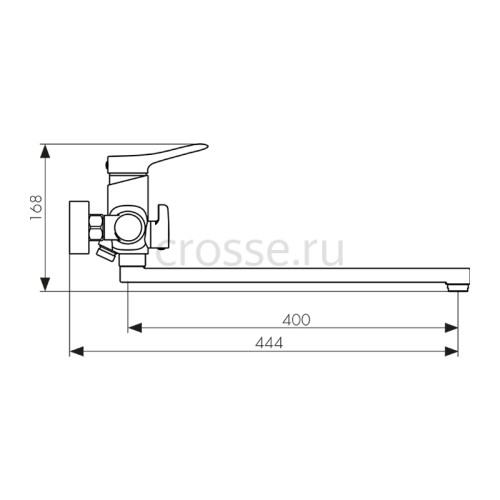 Смеситель KAISER Sena для ванны 74055