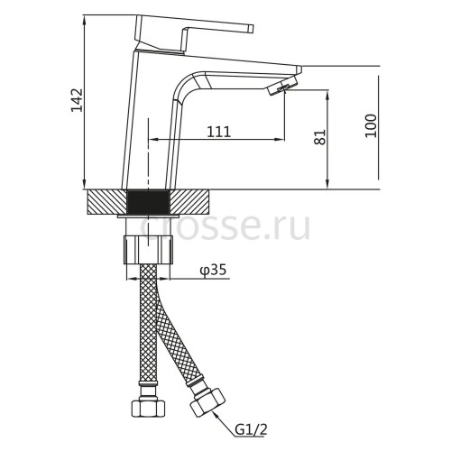 Смеситель для раковины VIEIR V353511