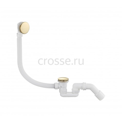 Автоматический сливы-перелив для ванны Grocenberg GB230GO Золото
