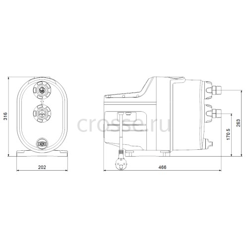 Самовсасывающая насосная установка Grundfos 99530404 SCALA1 3-35