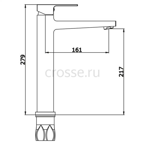 Смеситель для раковины VIEIR V393512F