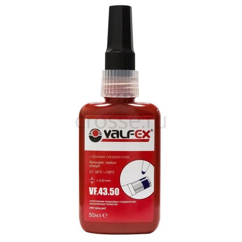 Клей-герметик Valfex VF.43.50 анаэробный синий 50 мл