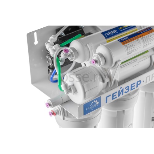 Система обратного осмоса (фильтр) Гейзер Престиж ПМ с помпой и минерализатором (бак 12 л) 20019