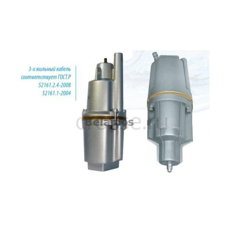 Насос вибрационный Belamos BV-0.12 10 м, нижний забор, 17 л/мин, Н-70 м, каб.10 м