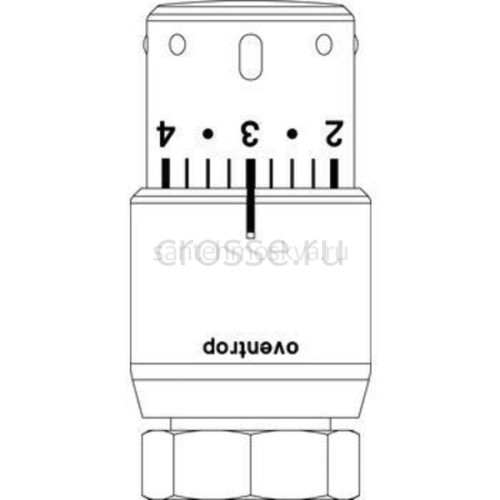 Термостат Uni SH 7-28C с жидкостным чувствительным элементом, хром Oventrop 1012069