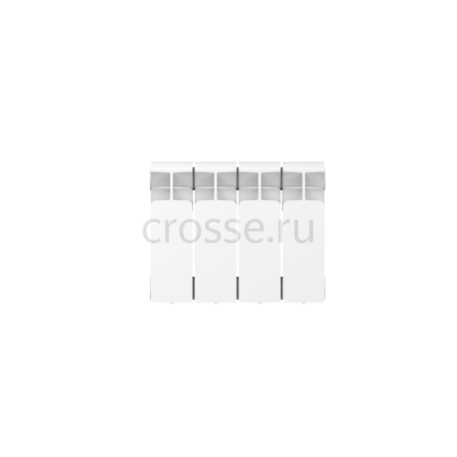 Радиатор биметаллический Base 200 - 4 секции c боковым подключением R-BA-200-04