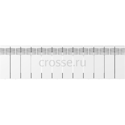 Радиатор биметаллический Base 200 - 14 секций c боковым подключением R-BA-200-14
