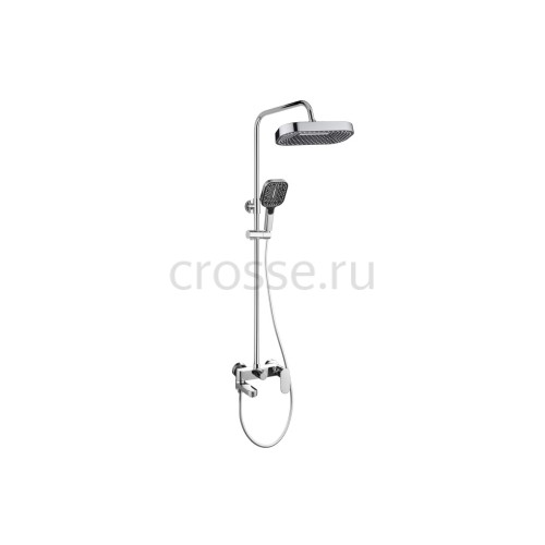 Salda Душевая стойка со смесителем ALS-615-17 Хром