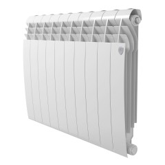 Радиатор биметаллический Royal Thermo Biliner 350 - 10 секций, Bianco Traffico с боковым подключением