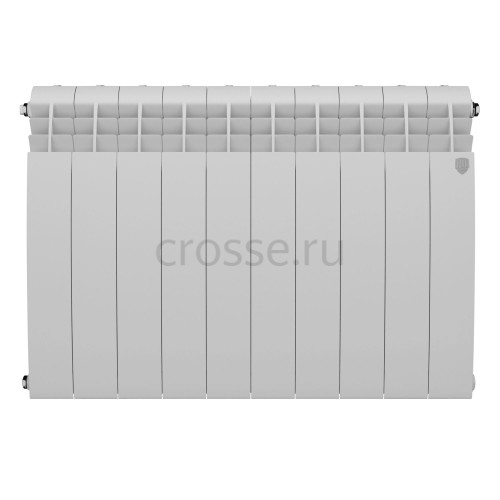 Радиатор биметаллический Royal Thermo Biliner 350 - 10 секций, Bianco Traffico с боковым подключением