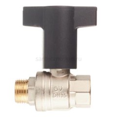 Кран шаровый Optibal 1/2 НВ маховик пластмассовый Эконом