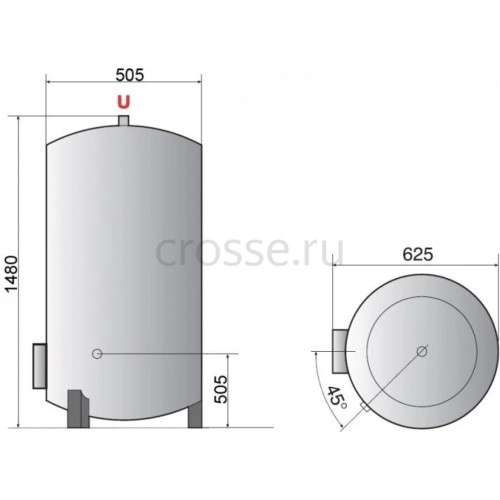 Водонагреватель электрический накопительный Ariston ARI 200 VERT 530 THER MO SF, 3000318