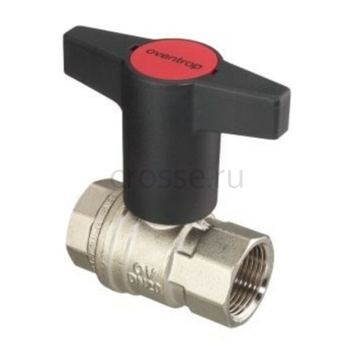 Кран шаровый 1 ВВ маховик пластмассовый Optibal Oventrop 1077108