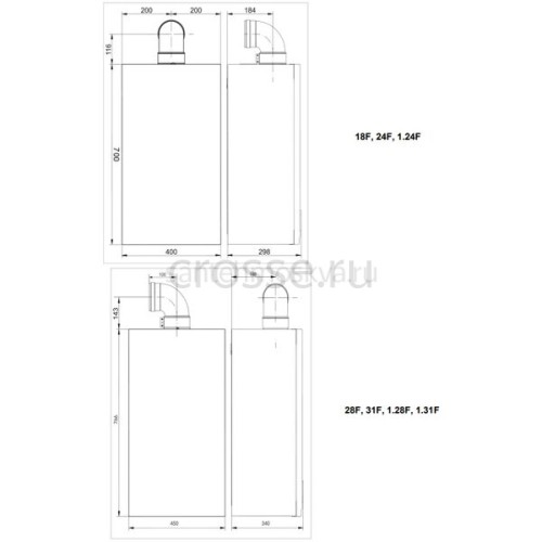 Газовый котел Baxi ECO Life 1.24 F, настенный, одноконтурный