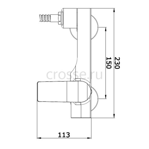 Смеситель для ванны VIEIR V343531S