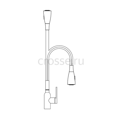 Смеситель для раковины VIEIR (НЕРЖ-SUS304) V15034G