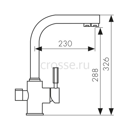 Смеситель KAISER Decor для кухни 40144-4