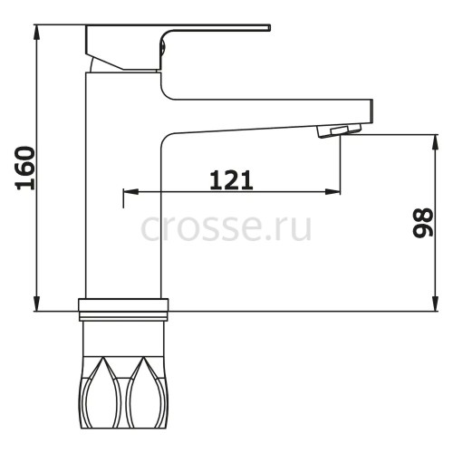Смеситель для раковины VIEIR V393511
