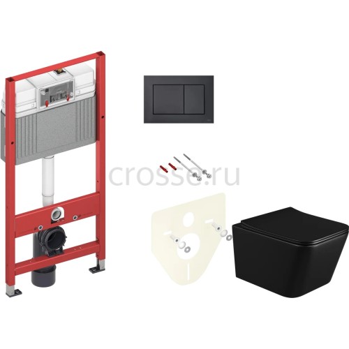 Инсталляция TECE Base K440407 + унитаз Ganzer GZ19322-C, безободковый