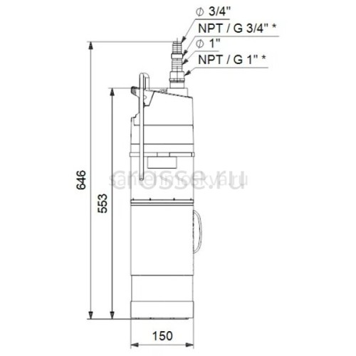 Погружная колодезная станция Grundfos SBA 3-45 A